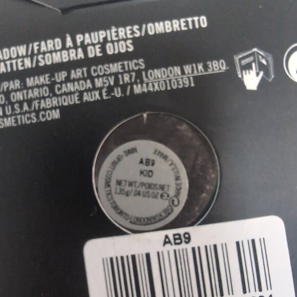 MAC Cosmetics Eye Shadow Pro Palette Refill Pan Shade AB9 Kid - Picture 3 of 3